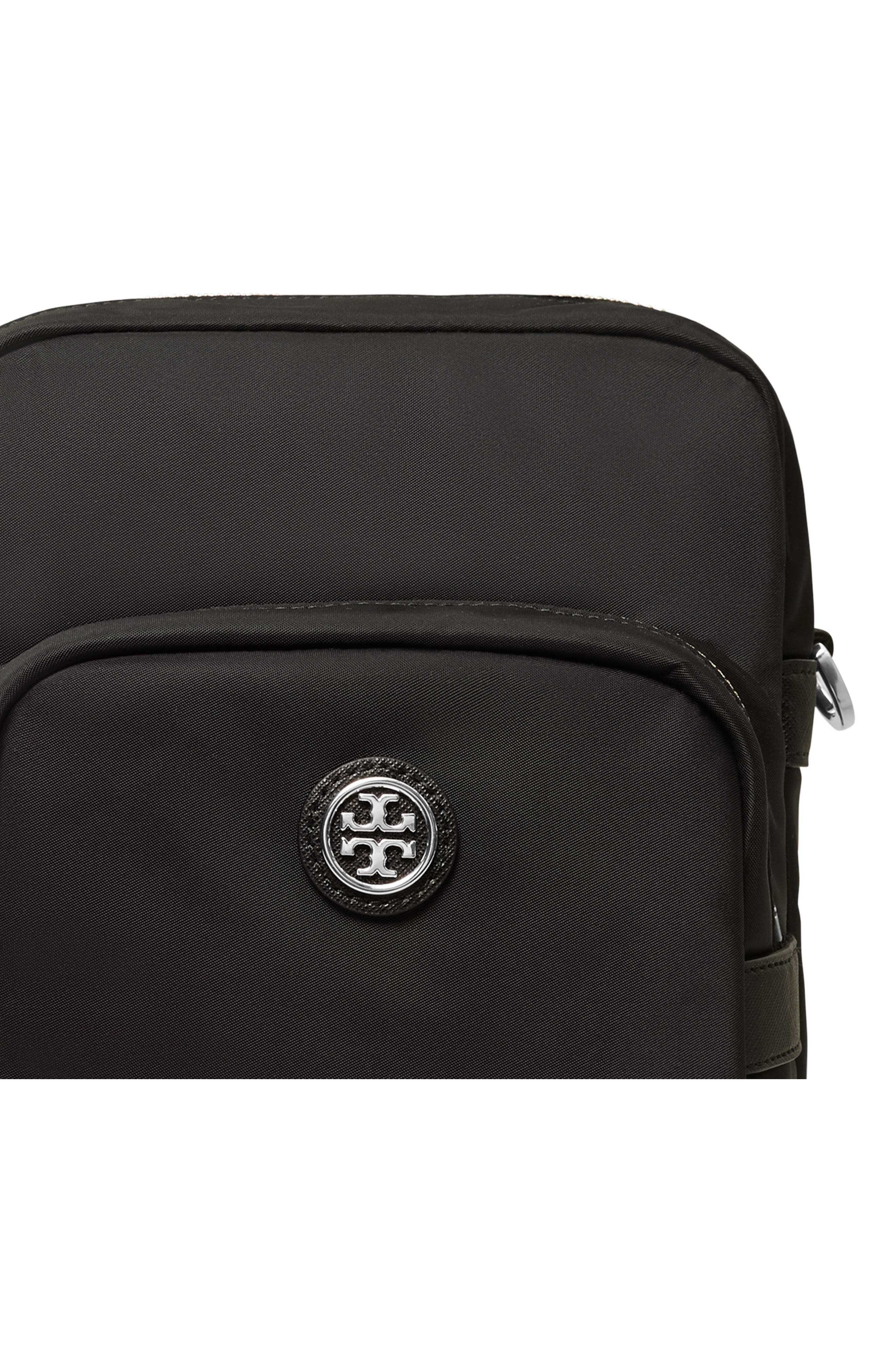 Tory Burch T Monogram Recycled Nylon Crossbody Camera Bag, Alternate, color, 