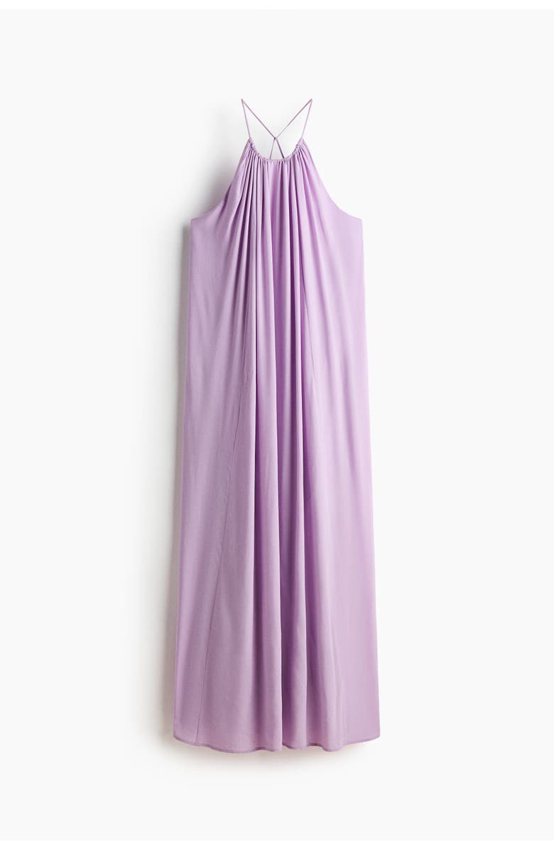 H&M A-line viscose dress, Alternate, color, Light Purple