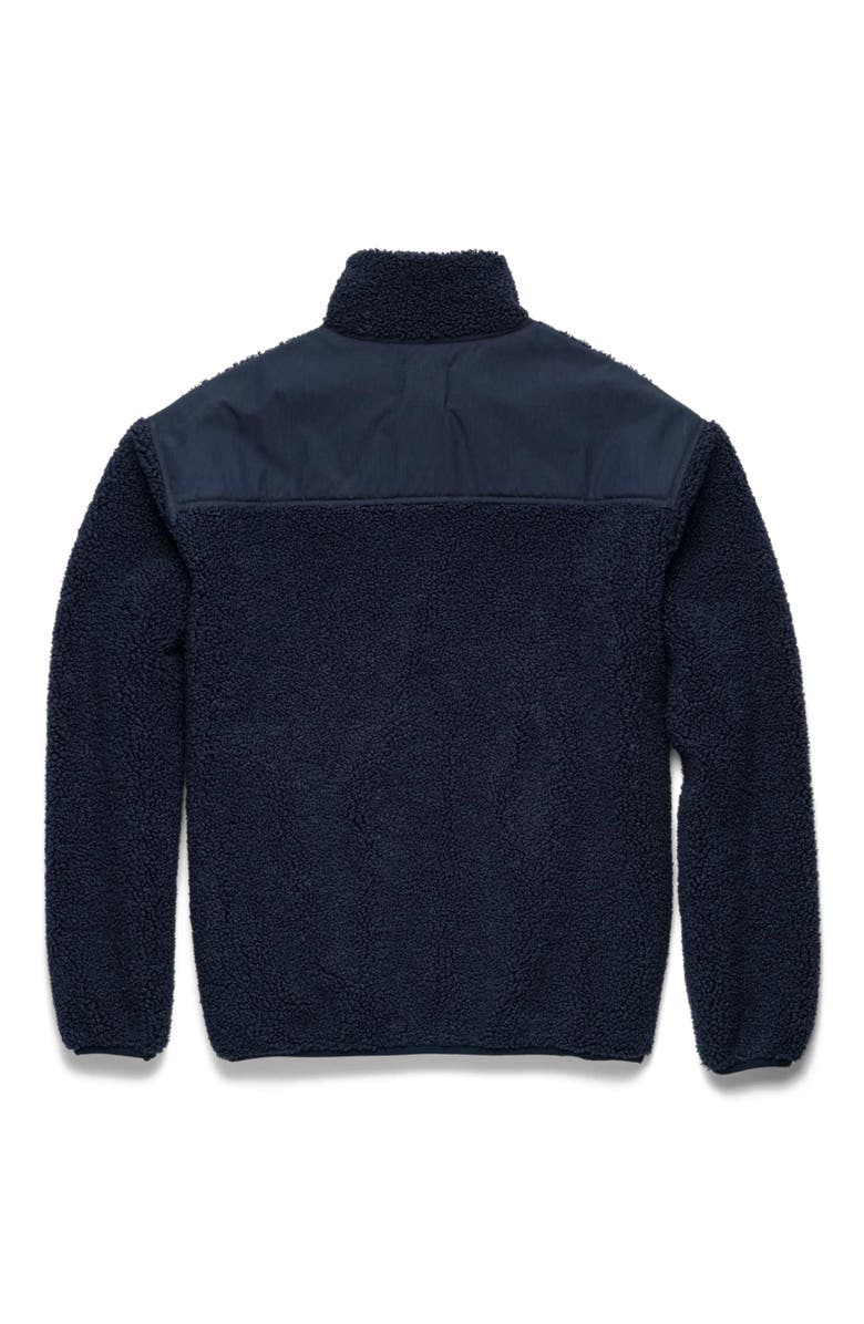 Surfside Supply Co. Steve Fleece Jacket, Alternate, color, Navy Blazer