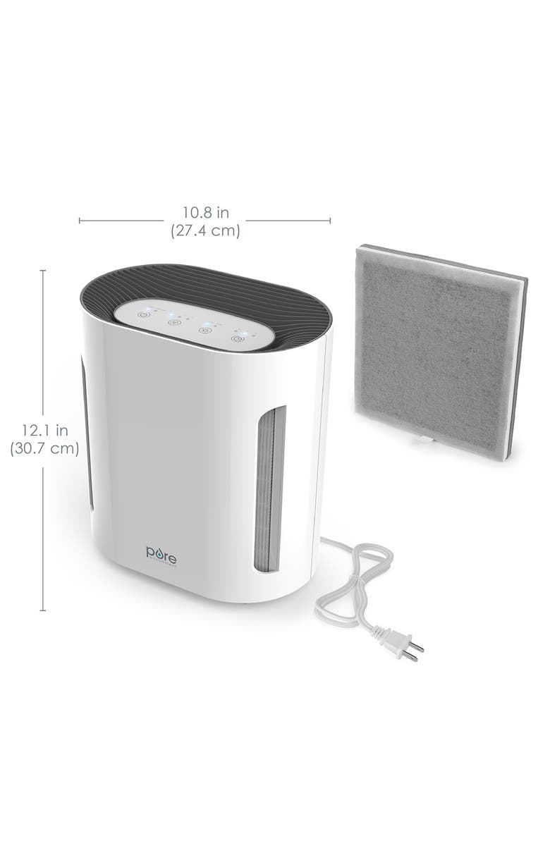PURE ENRICHMENT PureZone 3-in-1 True HEPA Air Purifier, Alternate, color, White