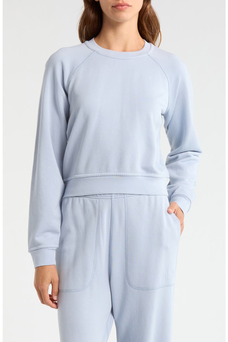 Silksweats Reversible Sweatshirt, Main, color, WELKIN BLUE