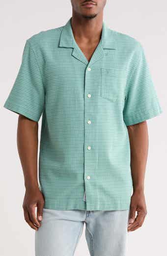 Dobby Grid Camp Shirt