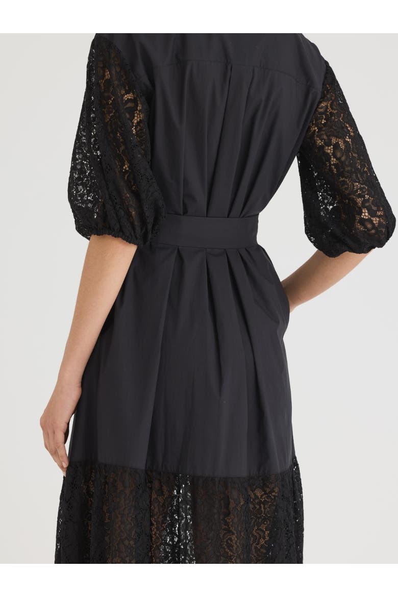 Idun Dress, Alternate, color, BLACK