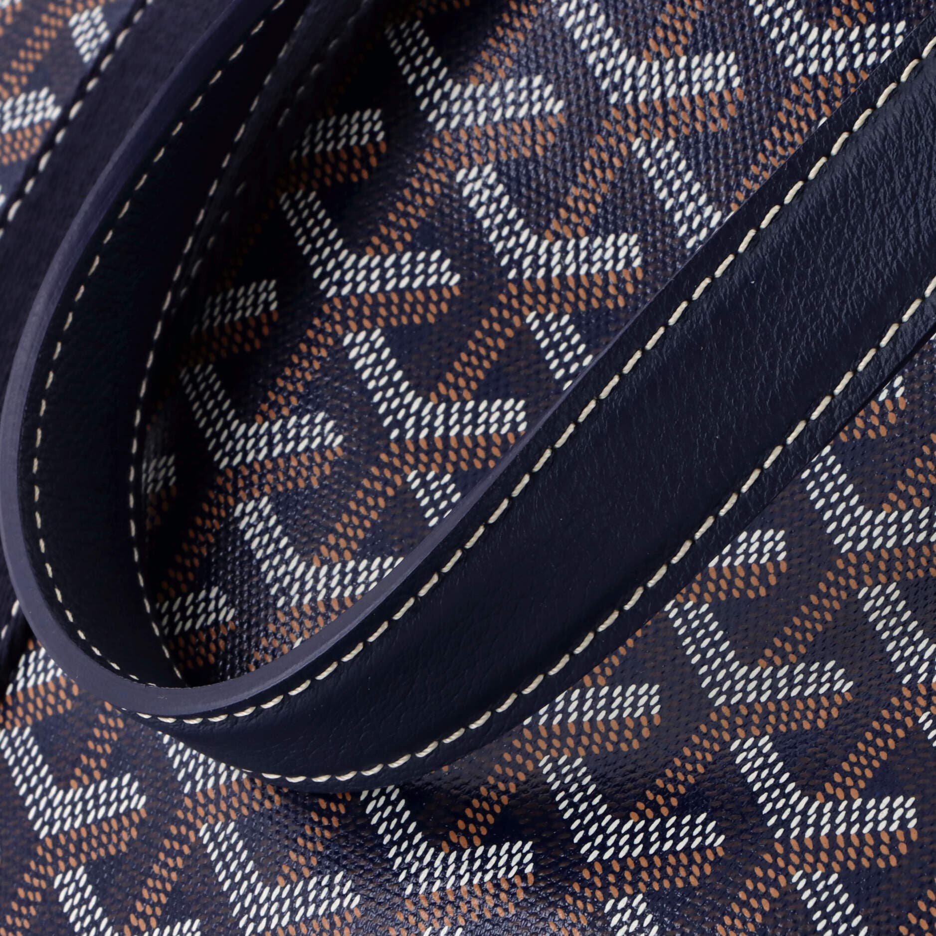 Pre-Owned Goyard Villette Tote Printed Coated Canvas MM, Alternate, color, Blue