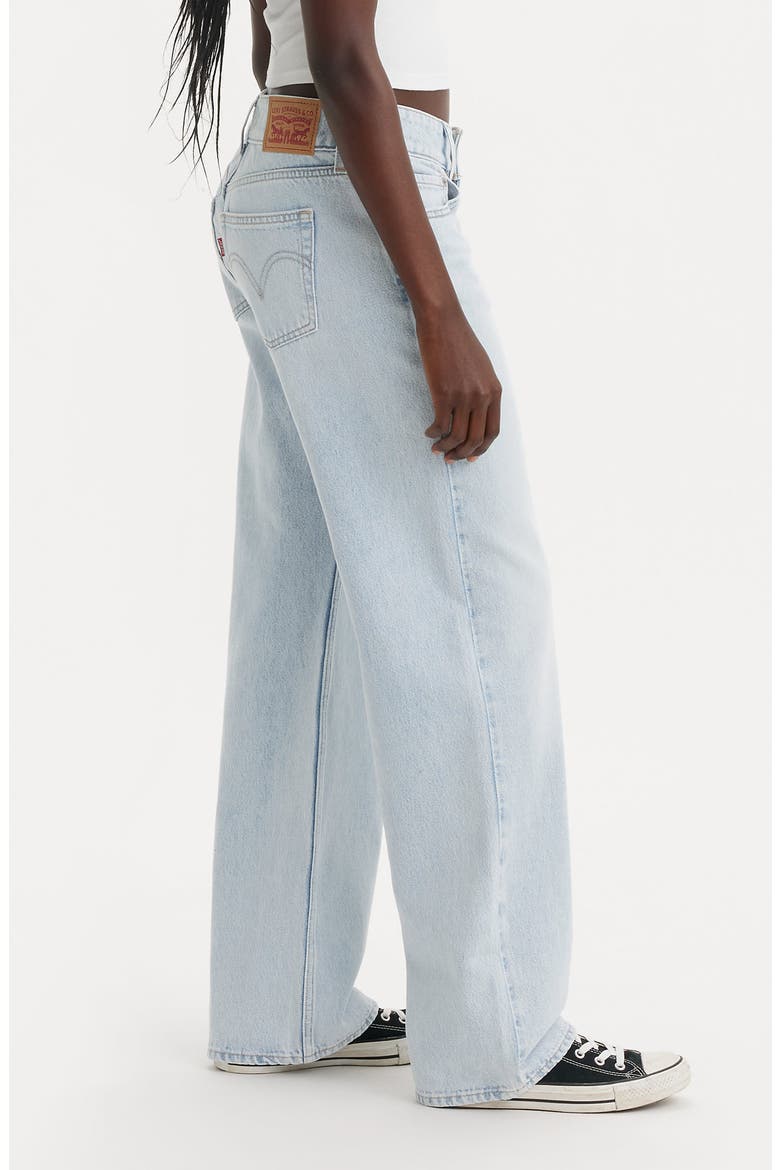 Superlow Wide Leg Jeans, Alternate, color, ABRAIDED ART
