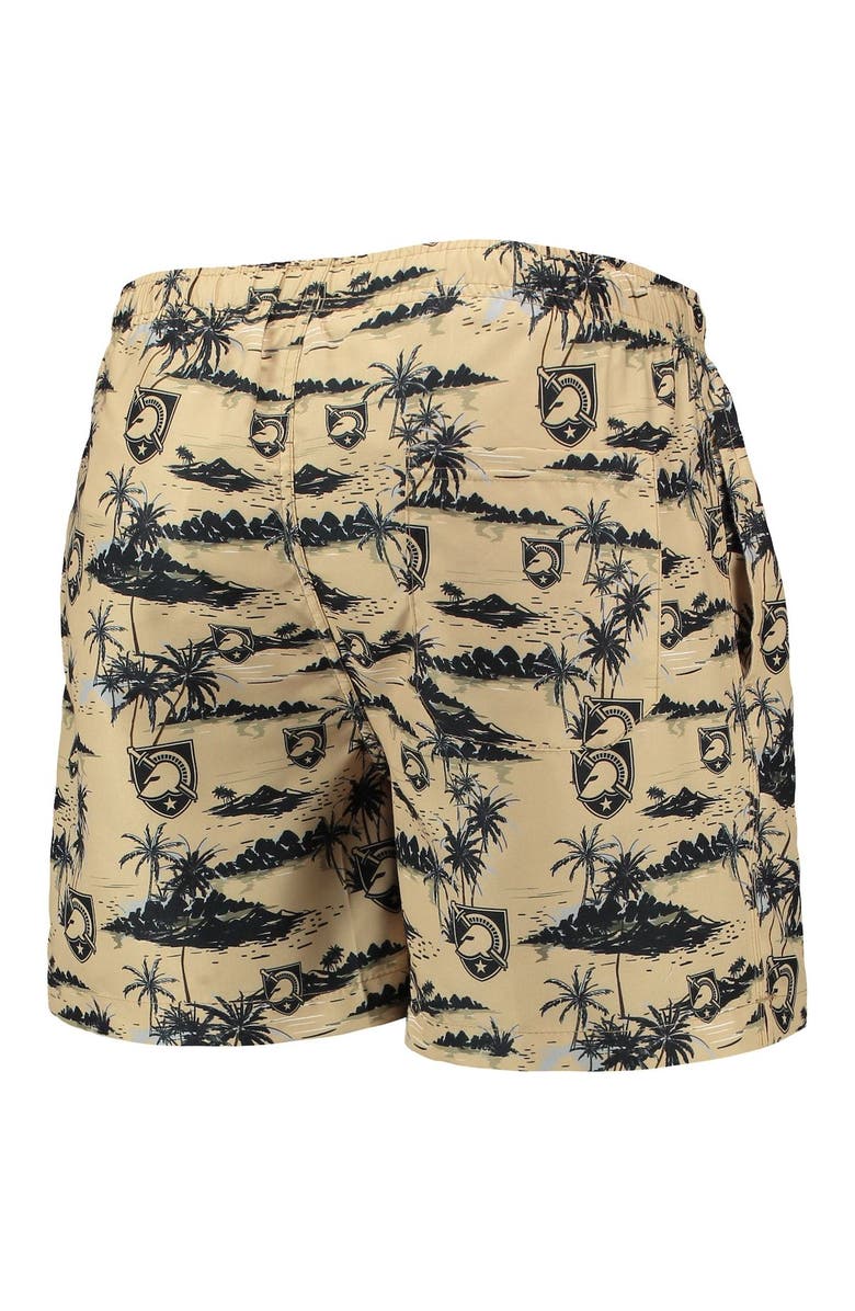 FOCO Men's FOCO Gold Army Black Knights Island Palm Swim Trunks, Alternate, color, Gold