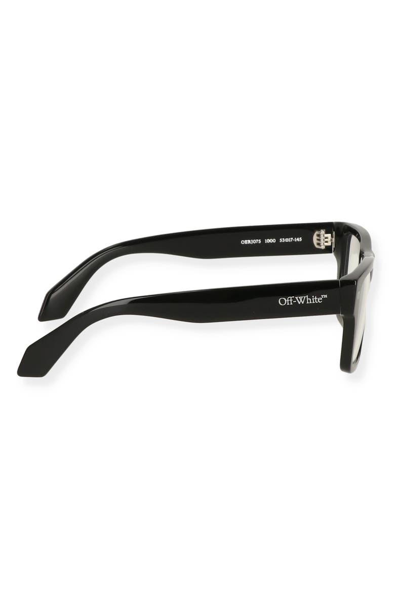 Off-White Style 78 Square Optical Glasses, Alternate, color, 