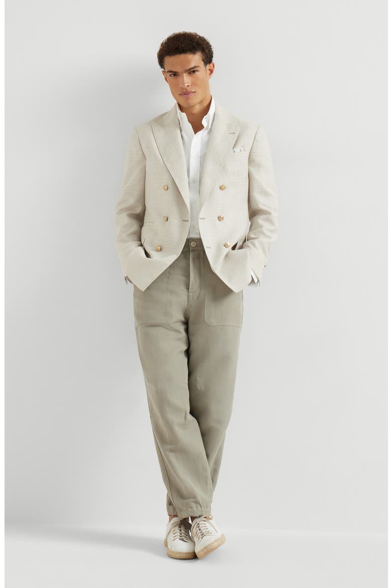 Prince of Wales deconstructed blazer, Alternate, color, Yuta