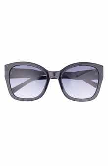 56mm Gradient Round Sunglasses