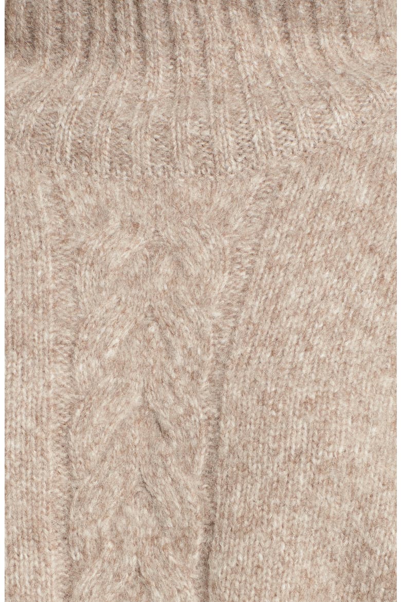 Ora Mock Neck Sweater, Alternate, color, SILVER MINK MULTI