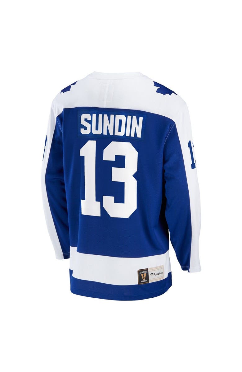 FANATICS Men's Fanatics Branded Mats Sundin Blue Toronto Maple Leafs Breakaway Retired Player Jersey, Alternate, color, 