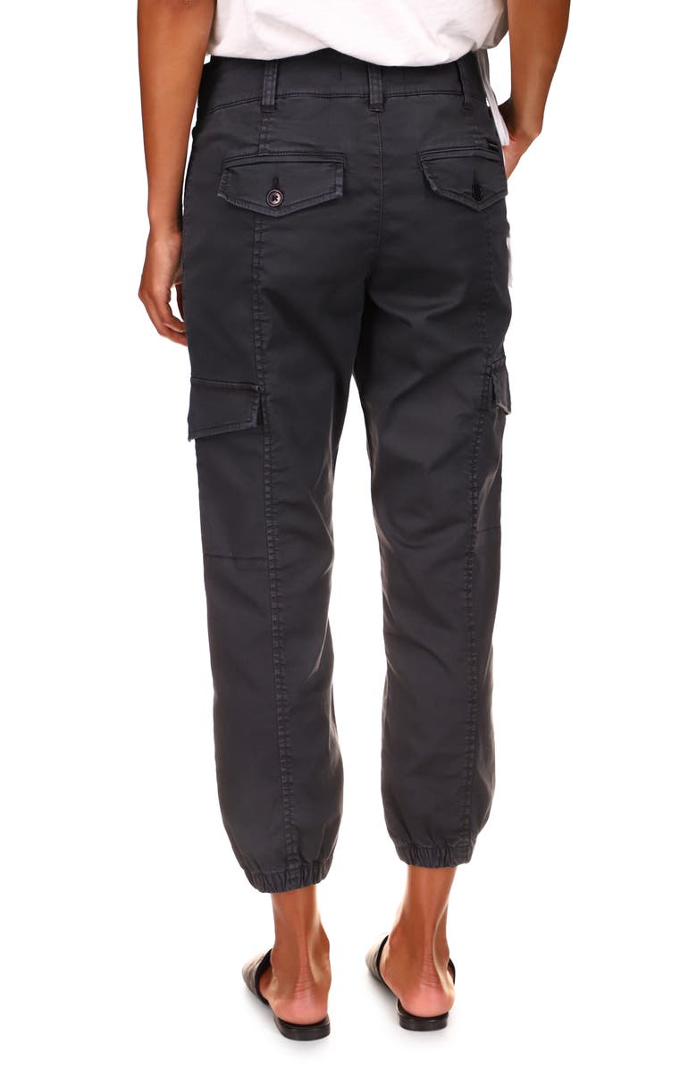 Rebel Crop Stretch Cotton Cargo Pants