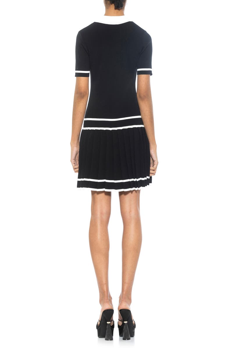 Alexia Admor Lucinda Short Sleeve Dress, Alternate, color, Black
