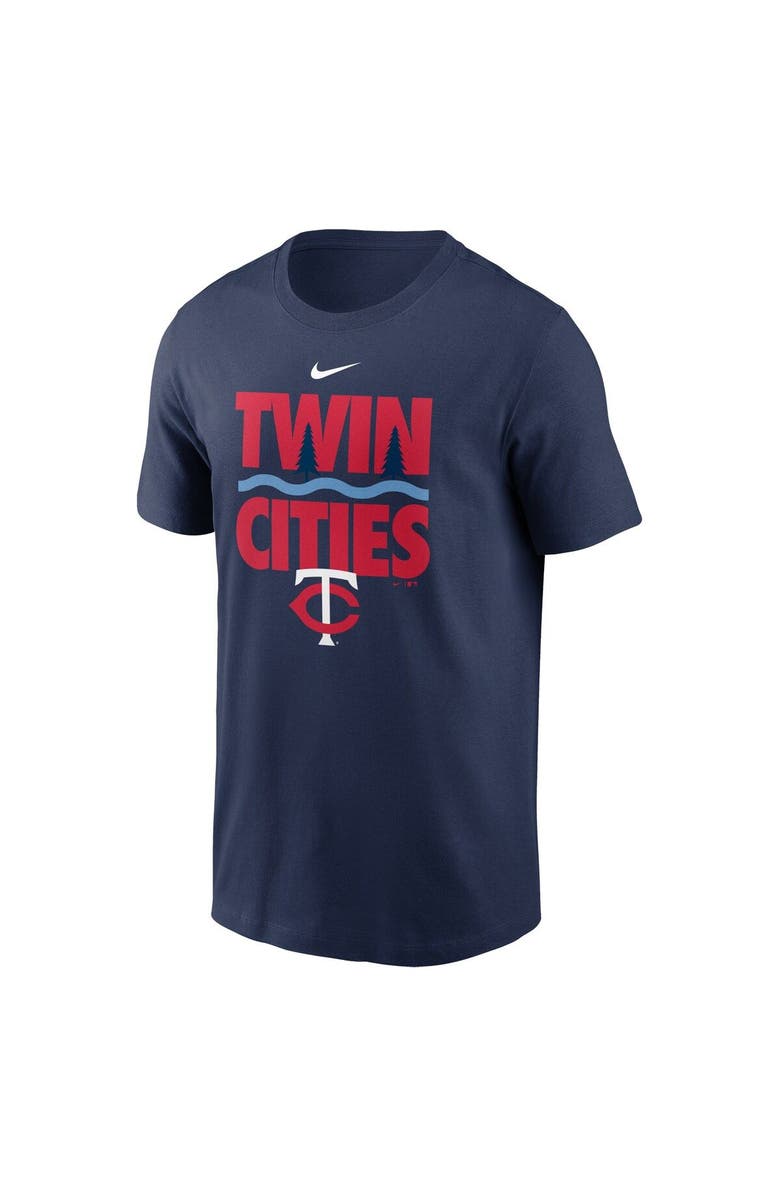 Nike Men's Nike Navy Minnesota Twins Twin Cities Local Team T-Shirt, Alternate, color,