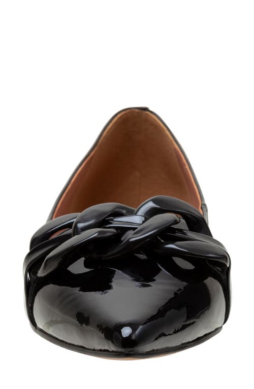 Linea Paolo Nora Pointed Toe Flat In Black