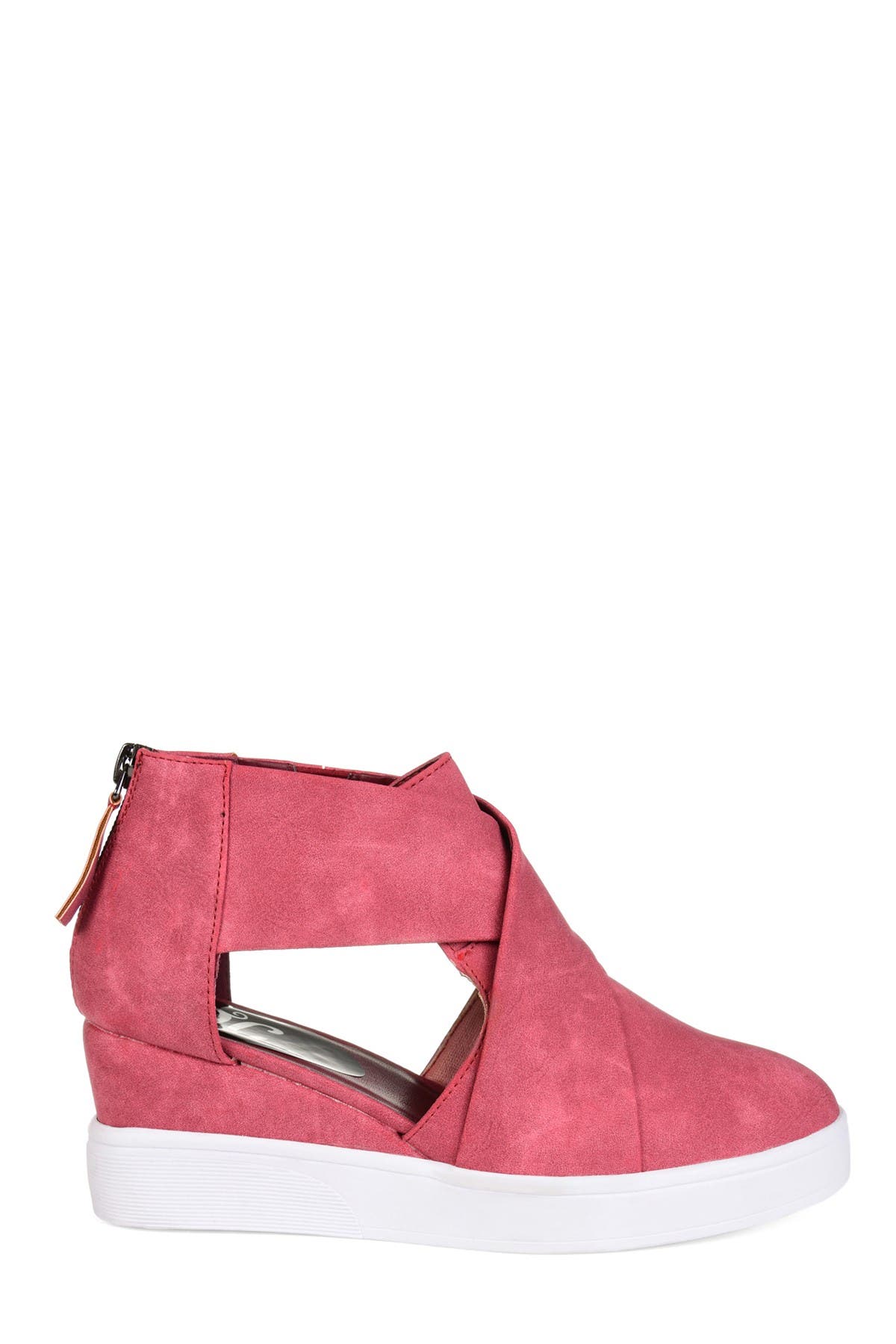 JOURNEE Seena Crossover Platform Wedge Pump, Alternate, color, PINK