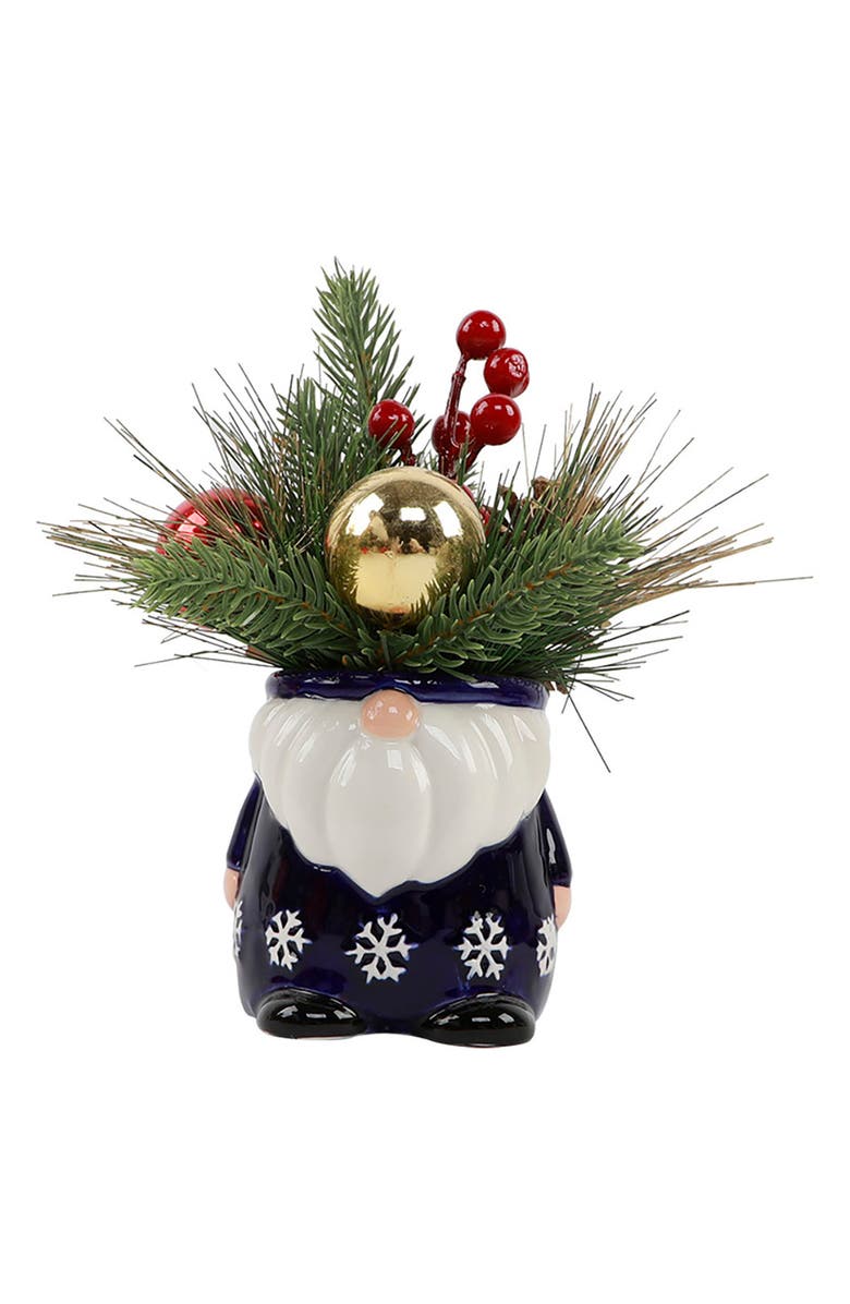FLORA BUNDA Christmas Mix in Gnome Ceramic, Main, color, Navy