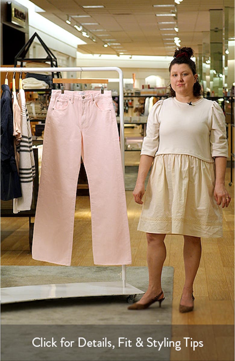 Larsen High Waist Wide Leg Jeans, sales video thumbnail