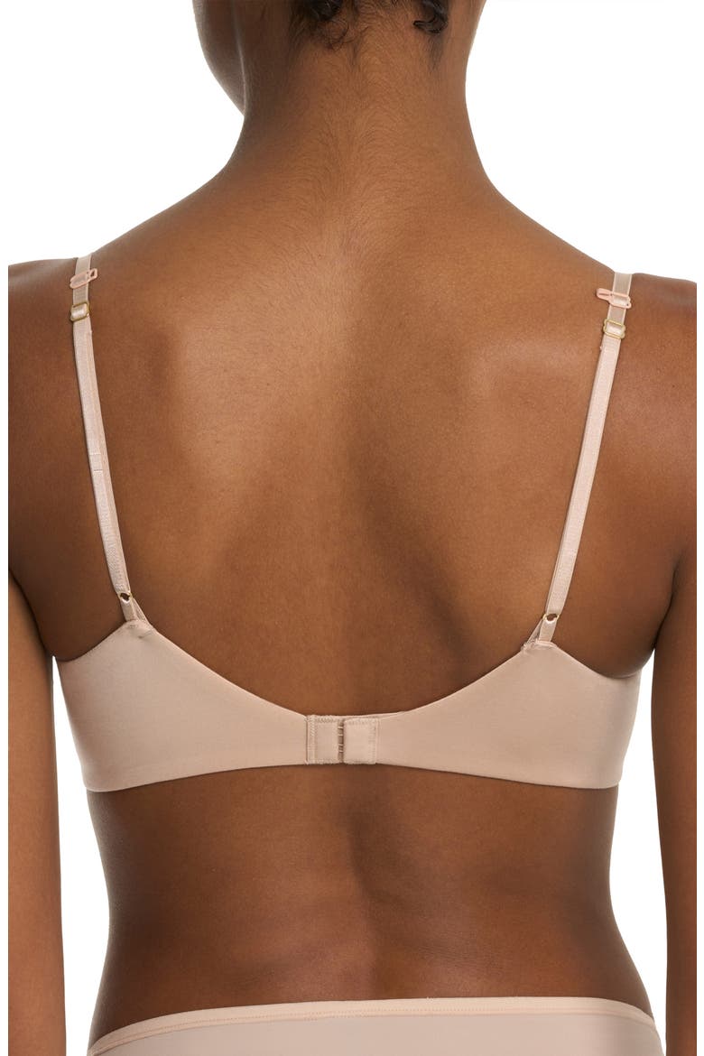 Soft Focus Comfort Underwire Convertible Demi Bra, Alternate, color, LIGHT MOCHA