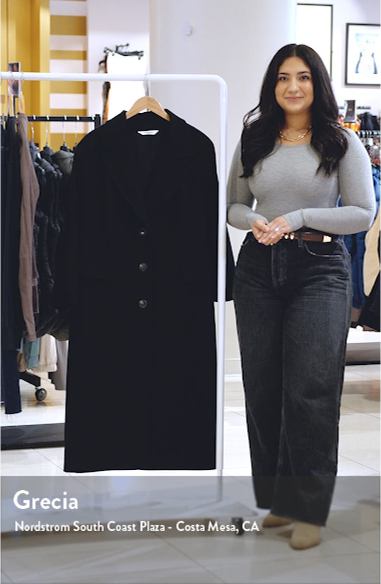 Holland Longline Wool Coat, sales video thumbnail
