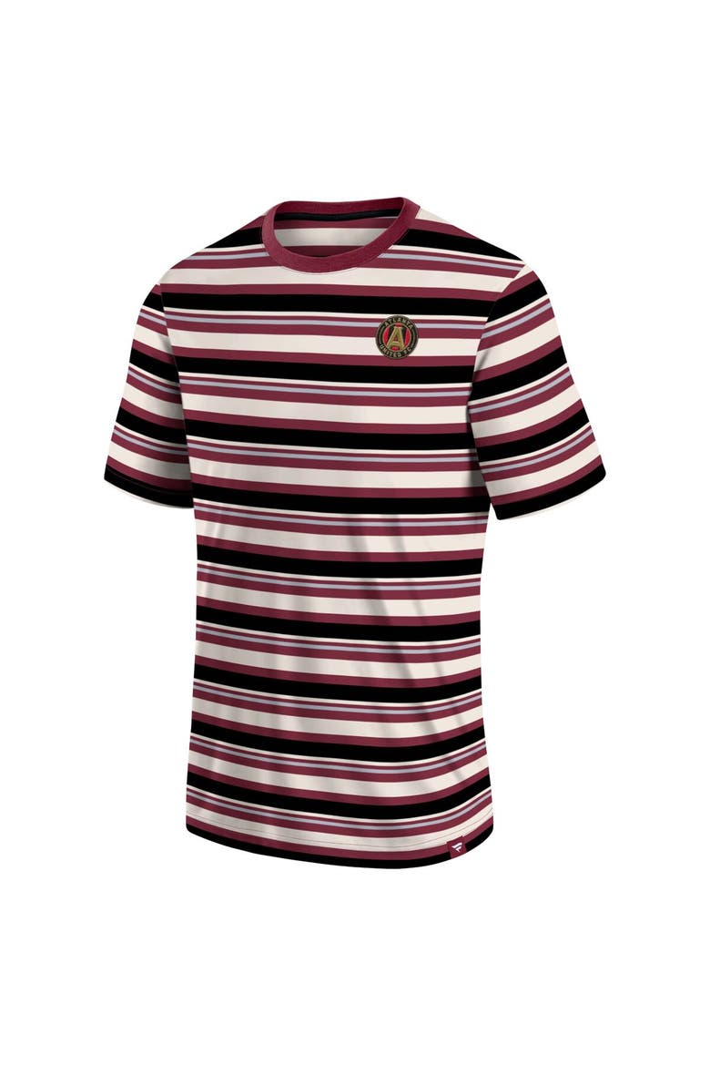 Men's Fanatics Branded Red Atlanta United FC Shot Clock Stripe T-Shirt, Alternate, color, Red