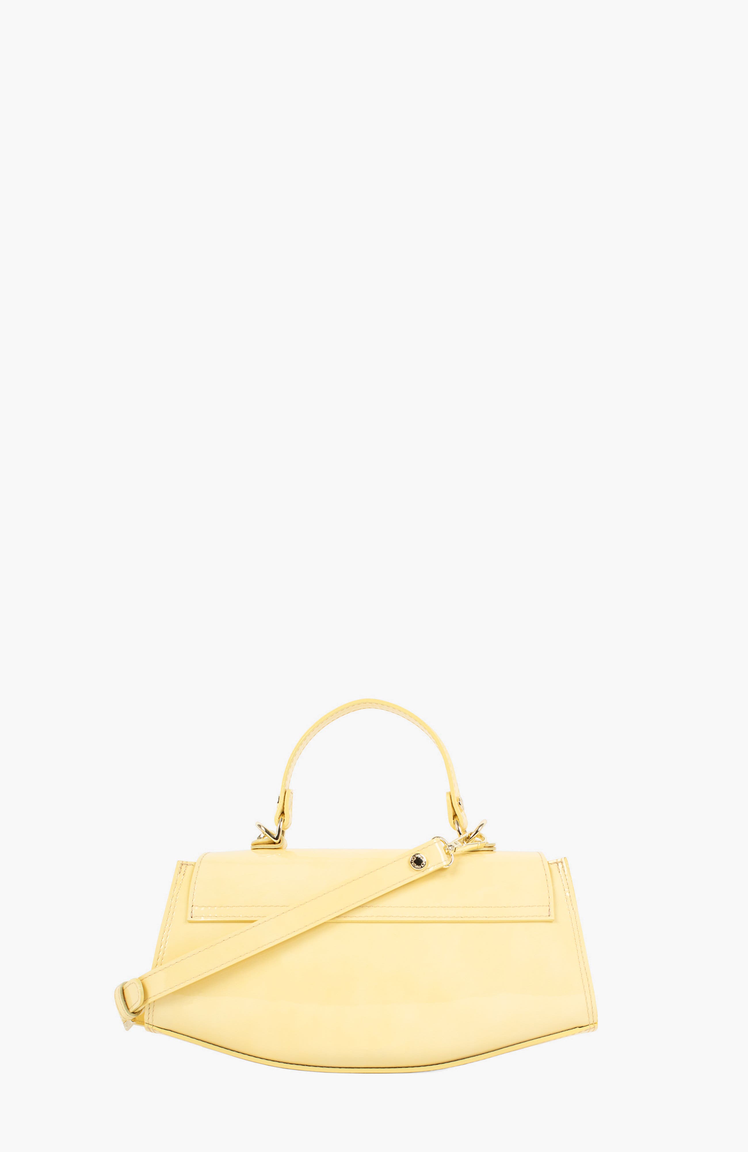 Iconic By Cavalinho 647 Patent Leather Handbag, Alternate, color, Yellow
