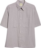 De Bonne Facture Painters Short Sleeve Organic Cotton Button-Up Shirt