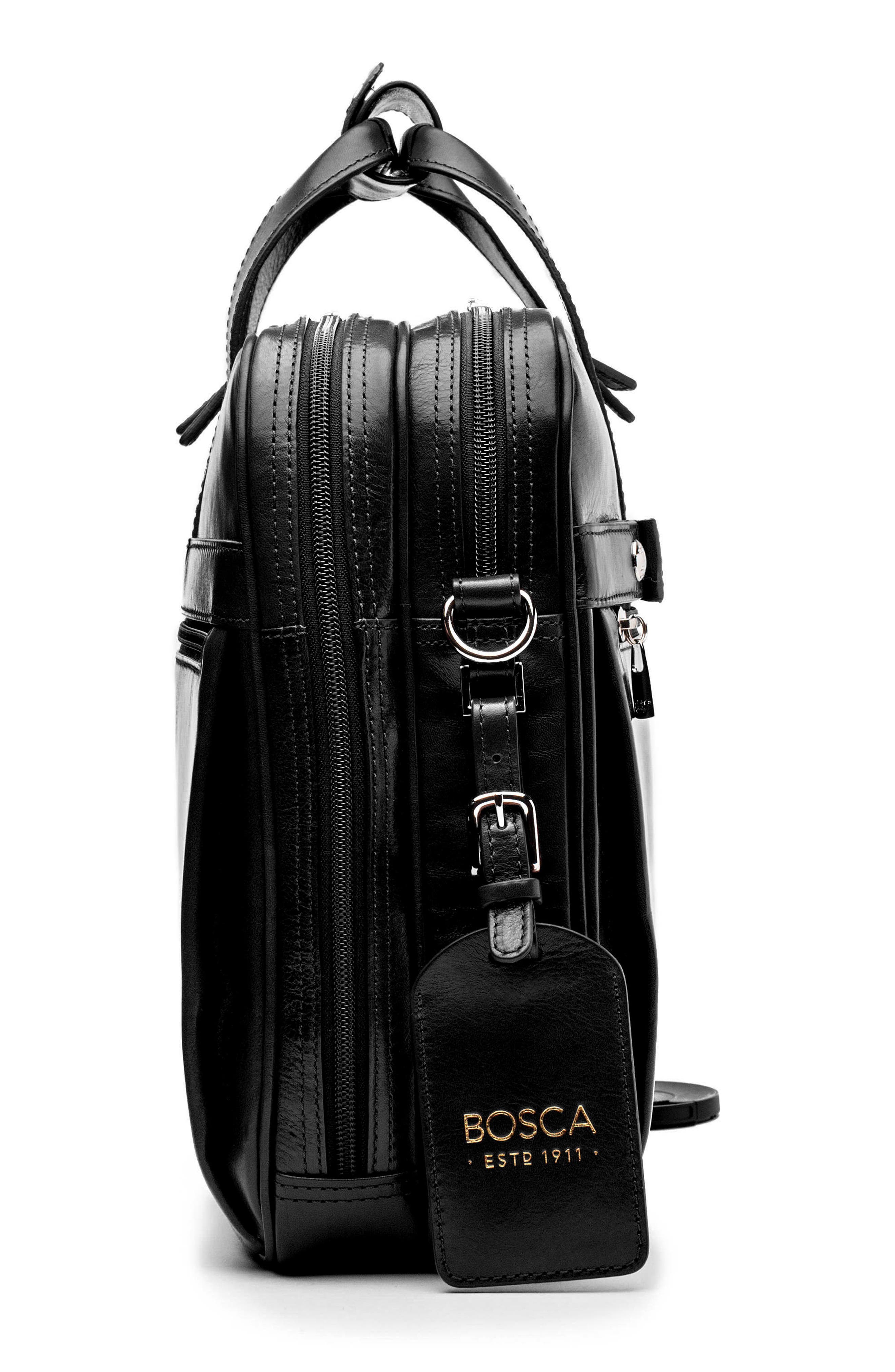 Bosca Stringer Leather Satchel, Alternate, color, 