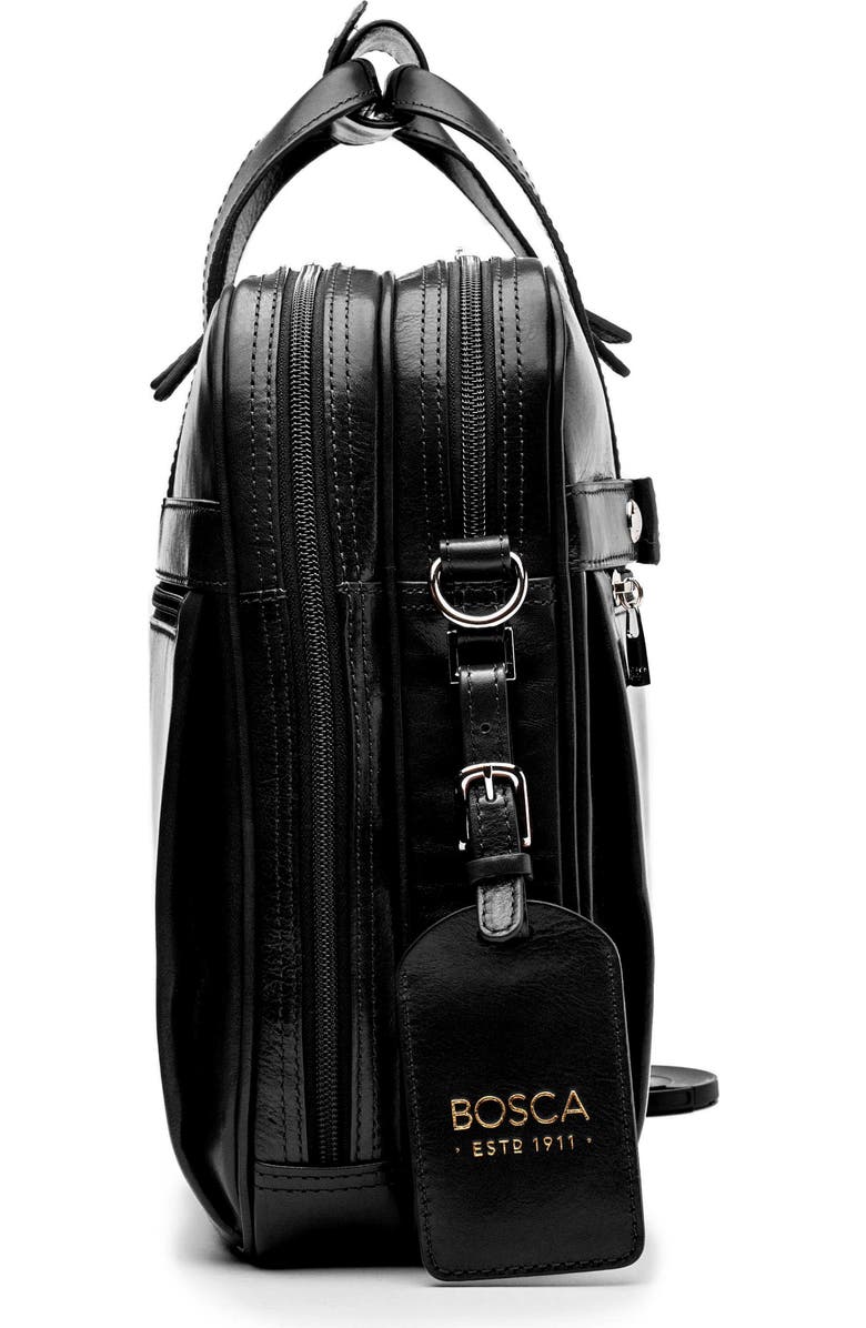 Bosca Stringer Leather Satchel, Alternate, color,