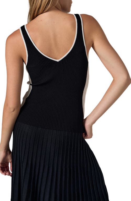 Alp N Rock Bailey Colorblock Rib Tank In Black