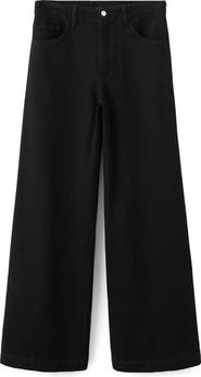 MANGO Wide Leg Jeans