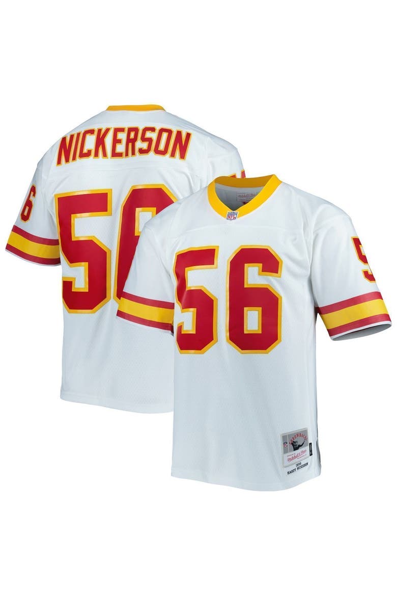 Men's Mitchell & Ness Hardy Nickerson White Tampa Bay Buccaneers 1996 Legacy Replica Jersey, Main, color, White