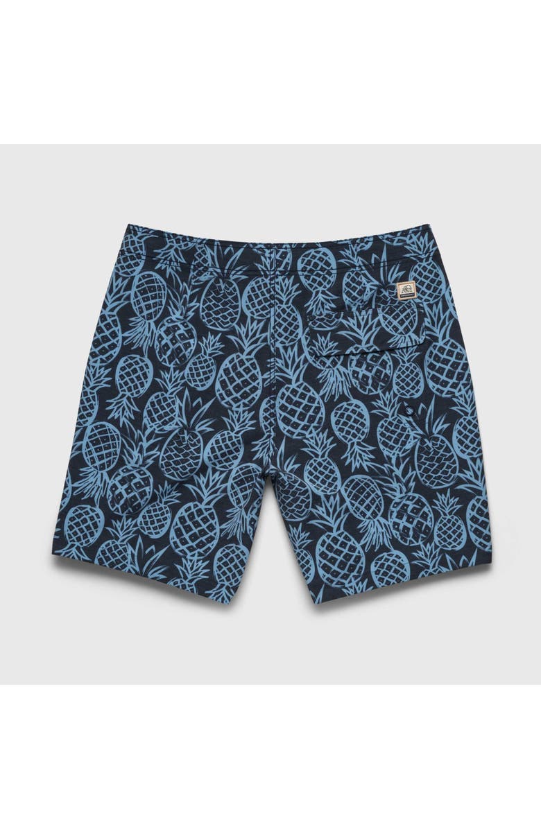Surfside Supply Co. Duke 7.25" Pineapple Boardshort, Alternate, color, Blue