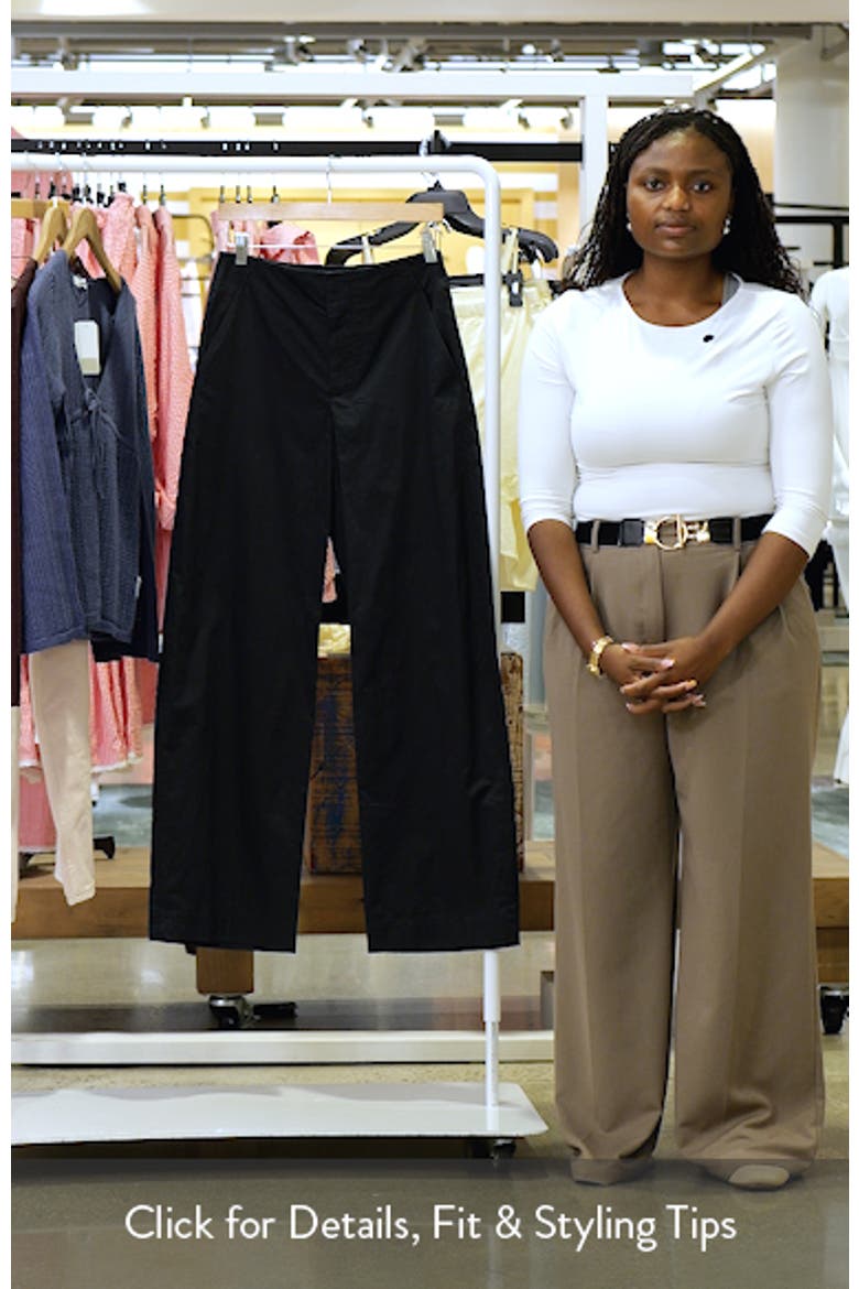 Clean Waist Cotton Pants video