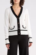 CYRUS Contrast Trim Boyfriend Cardigan