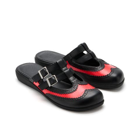 Havana-Red Women's Mary Jane Clogs