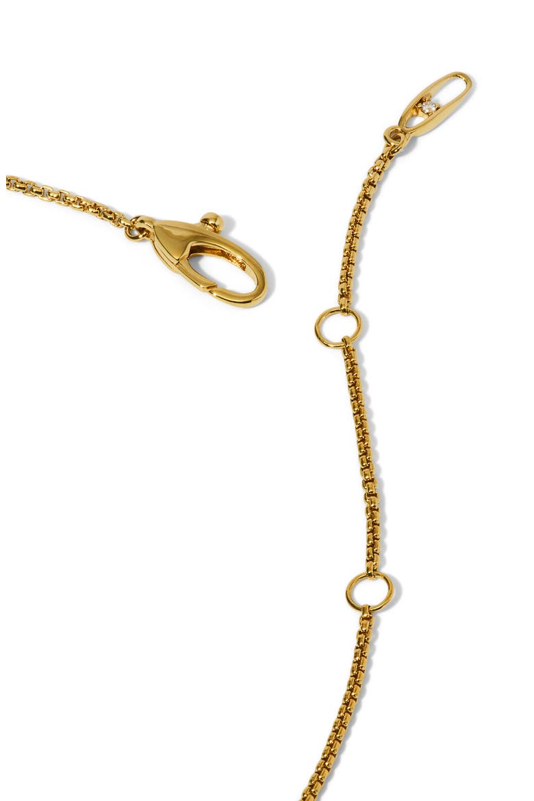 Lucia Teardrop Cubic Zirconia Pendant Necklace, Alternate, color, GOLD