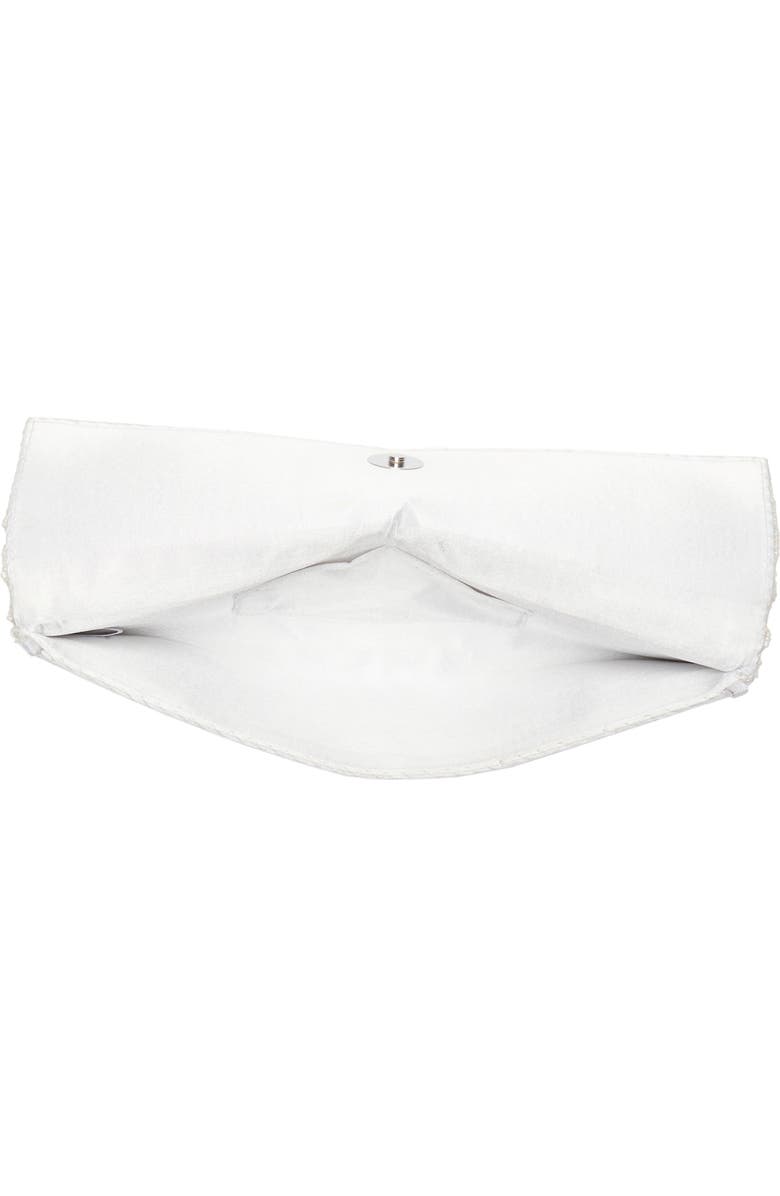 Collection XIIX Orange Beaded Flap Envelope Clutch, Alternate, color, Orange Multi