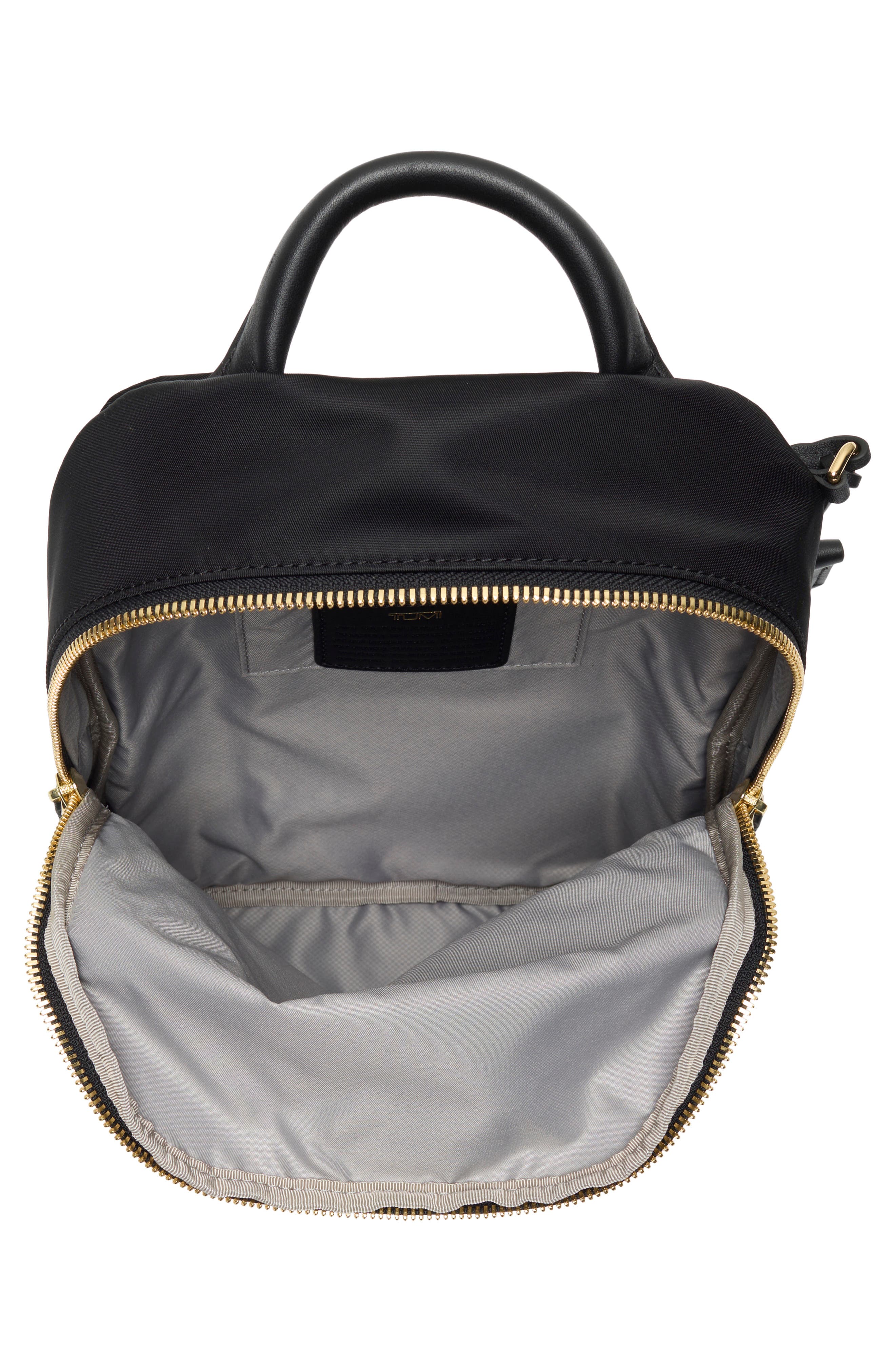 TUMI DFO Vista Nancy Convertible Sling Bag, Alternate, color, Black/ Gold