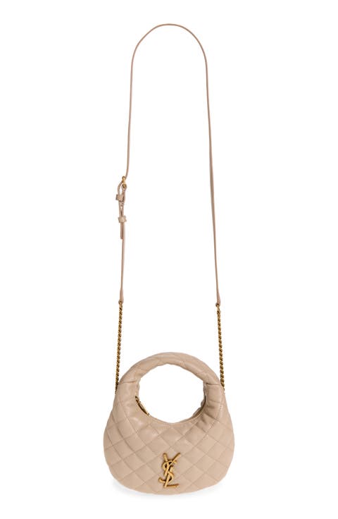 Icarino Mini Quilted Nappa Leather Crossbody Bag