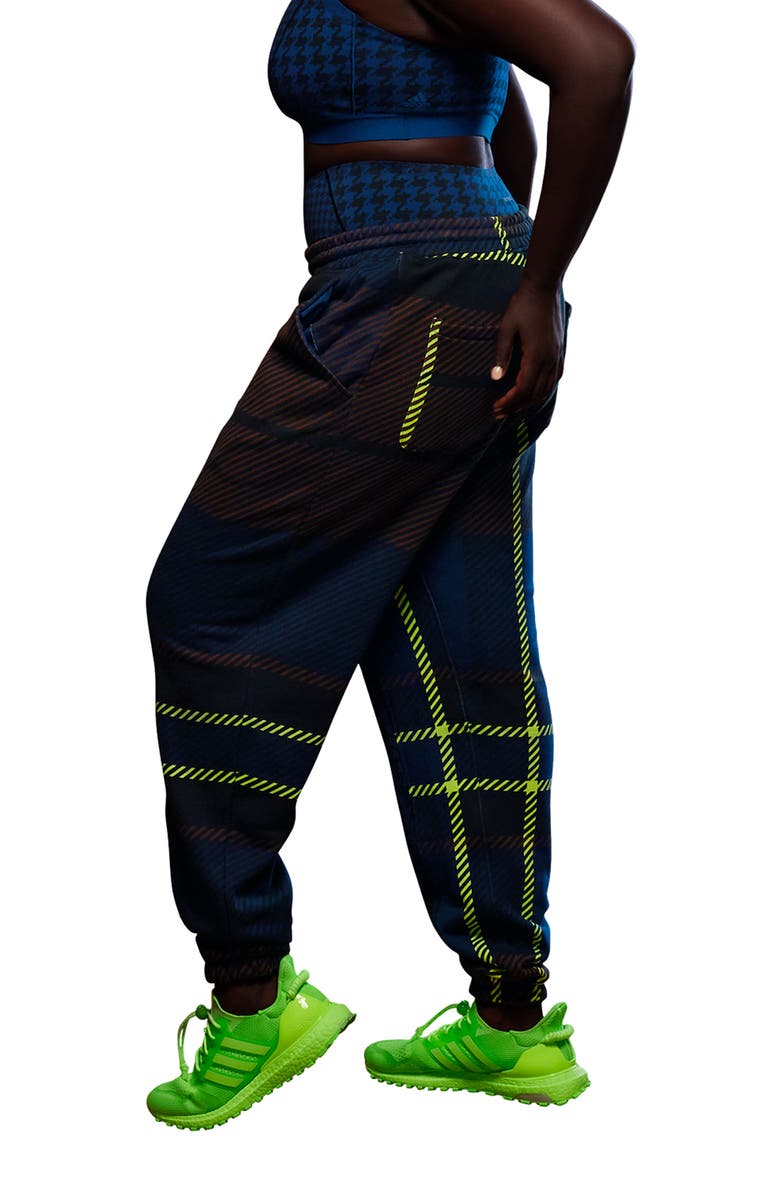 adidas x IVY PARK Plaid French Terry Sweatpants, Alternate, color,