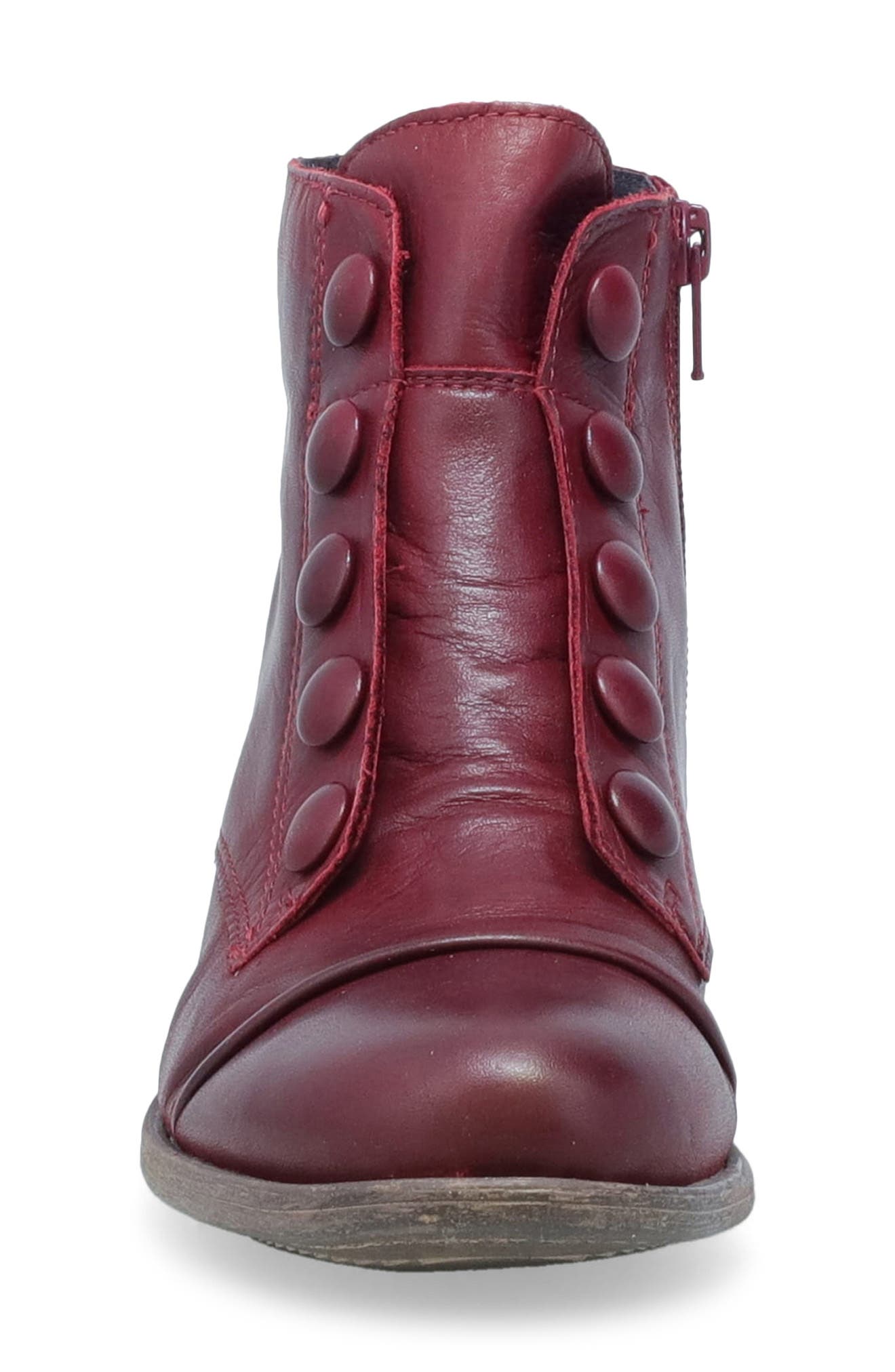 Louise Block Heel Bootie, Alternate, color, BORDEAUX