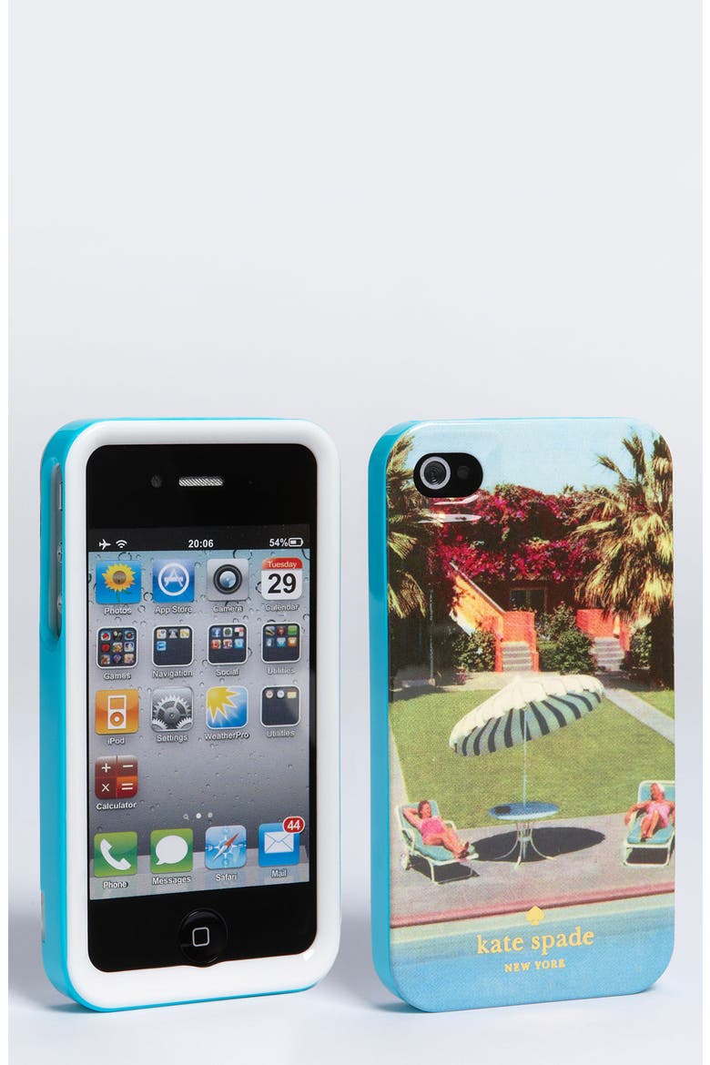 'all in a day's work' iPhone 4 & 4S case, Main, color, LOUNGE LADIES MULTI