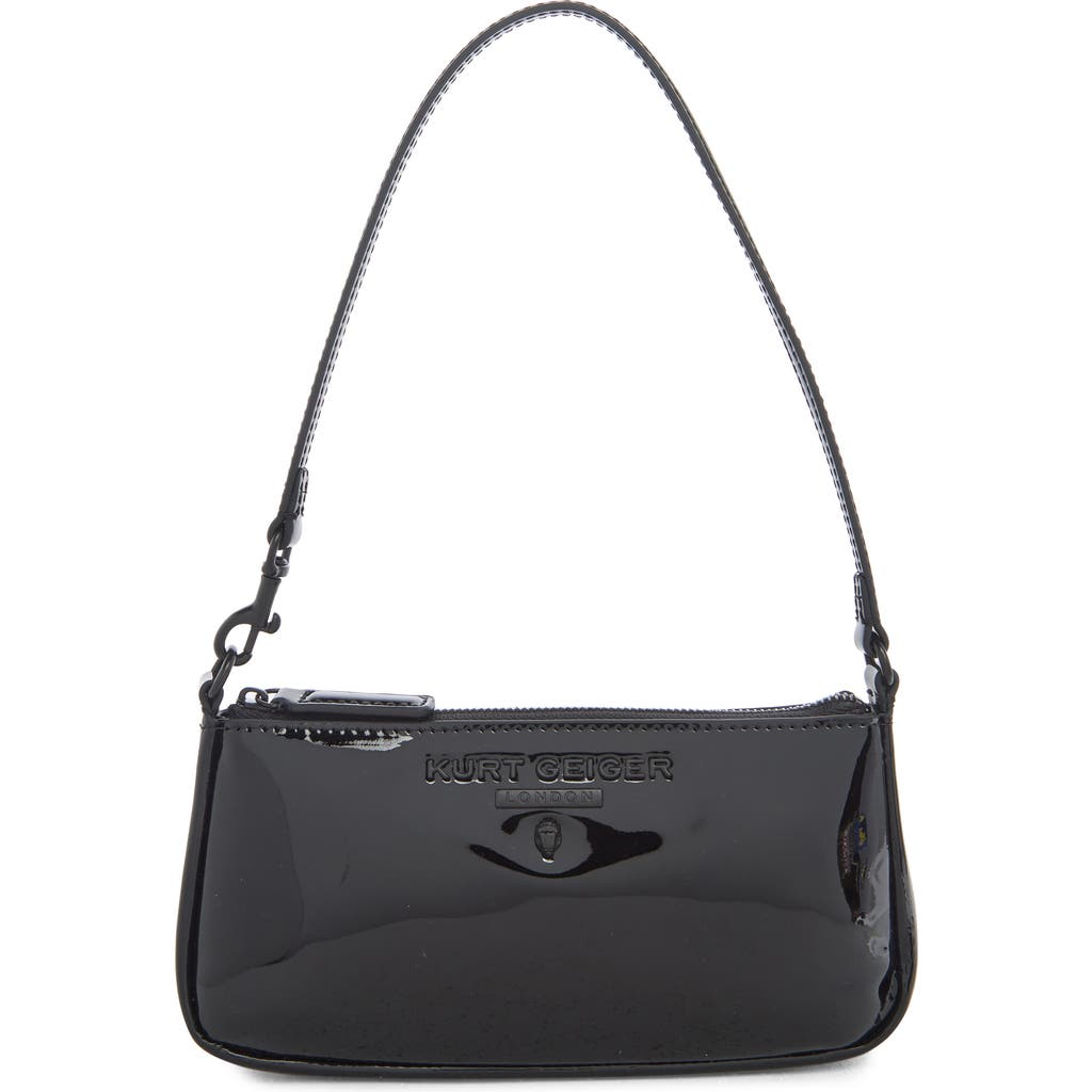 Kurt Geiger London Highgate Small Wristlet Shoulder Bag In Black