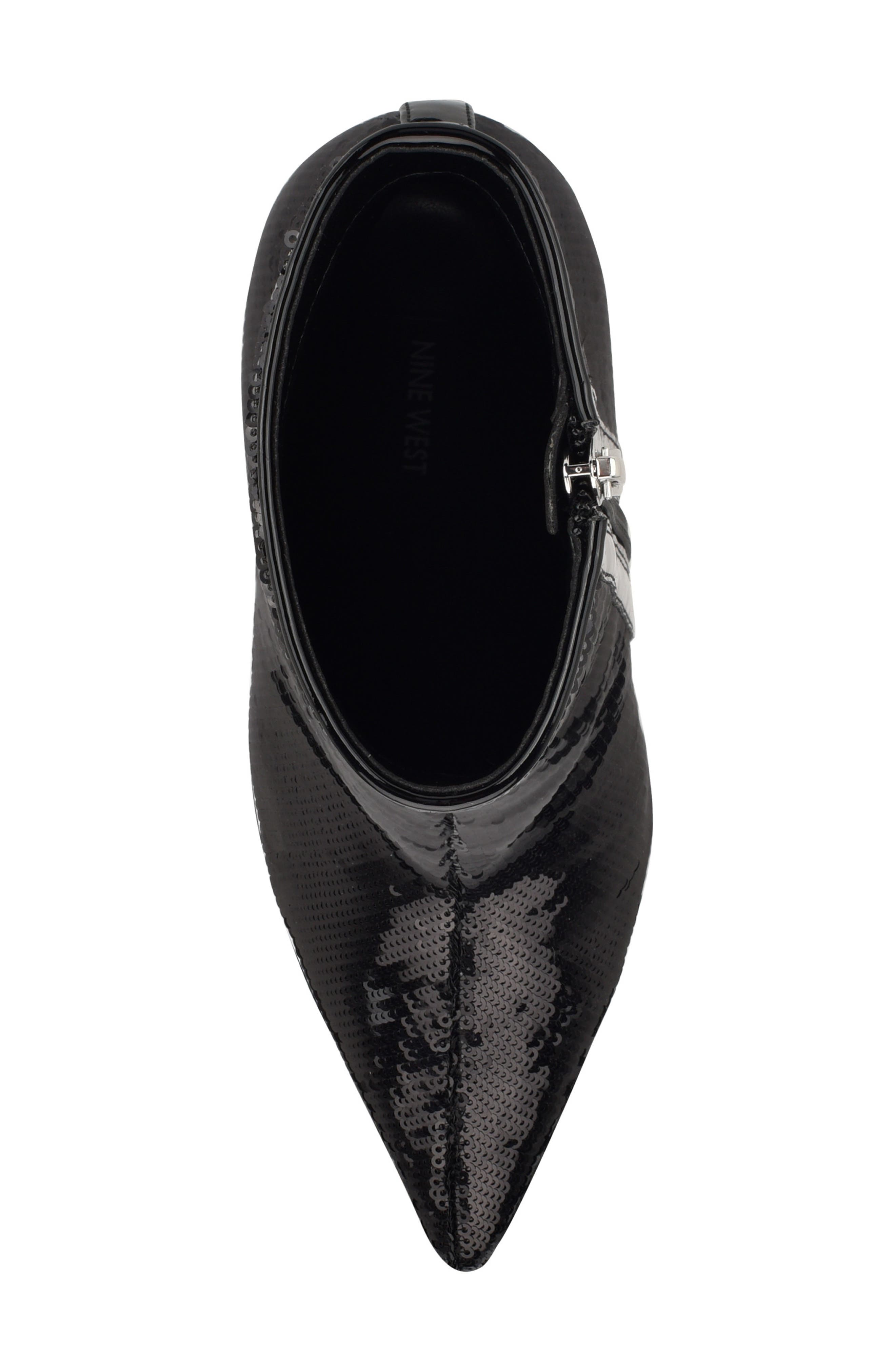 Nine West Baey Pointed Toe Bootie, Alternate, color, Black