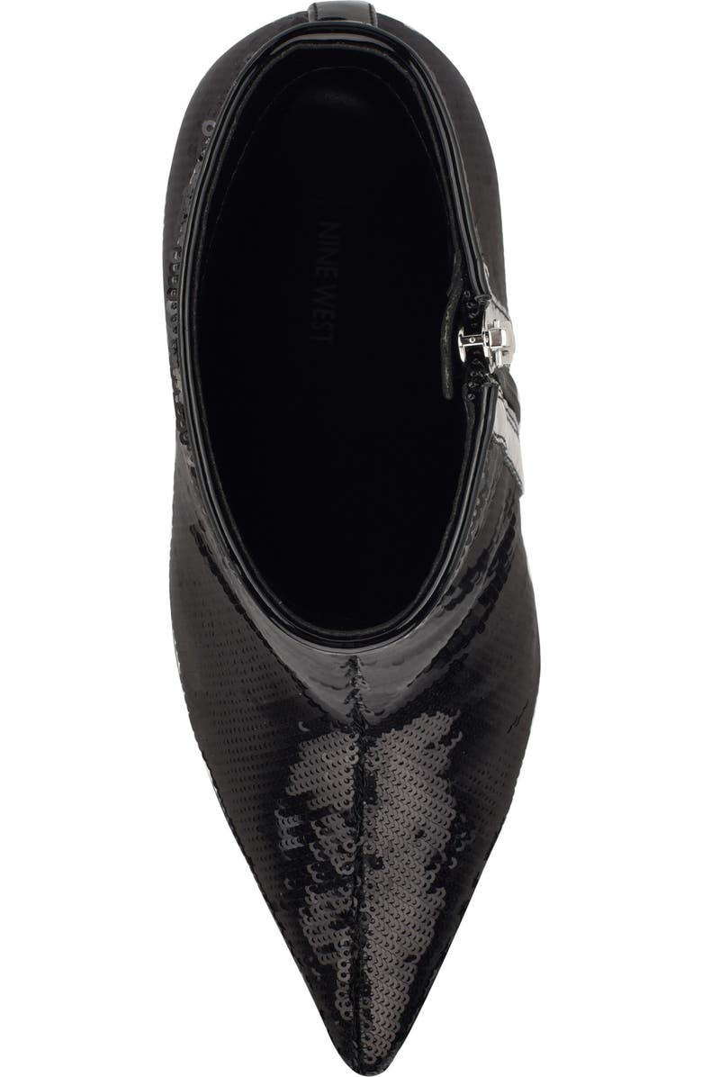 Nine West Baey Pointed Toe Bootie, Alternate, color, Black