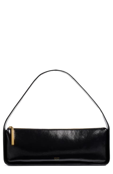 Lori Baguette Leather Shoulder Bag