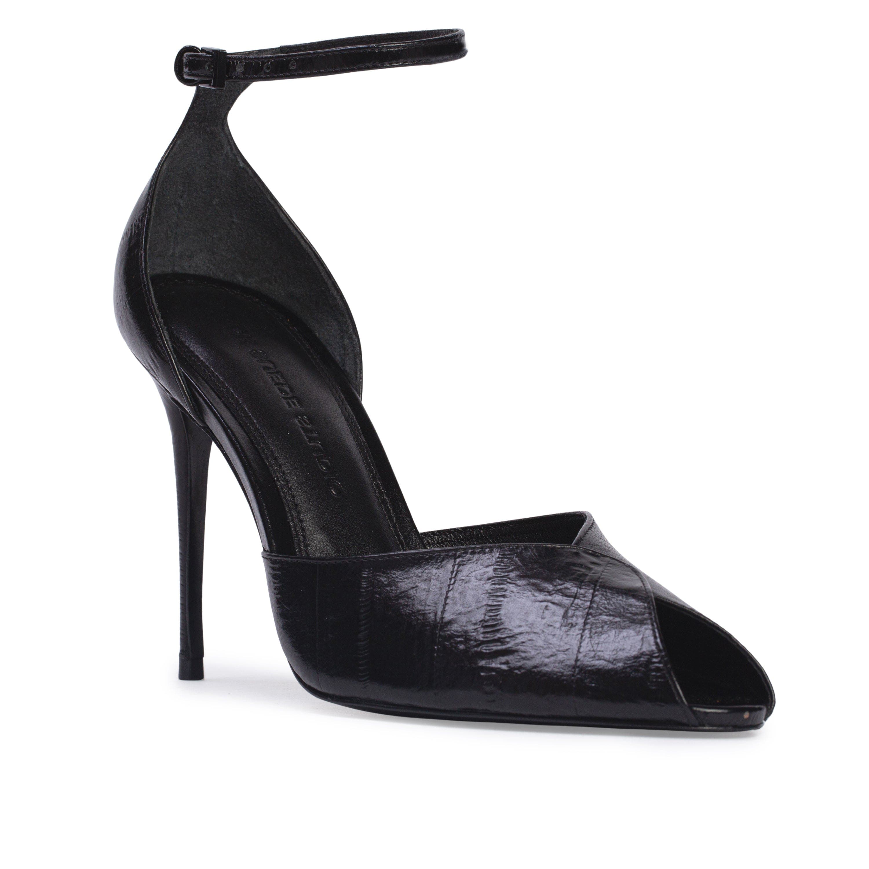 Cala 100 Sandal, Alternate, color, Black Eel Printed Leather Mix