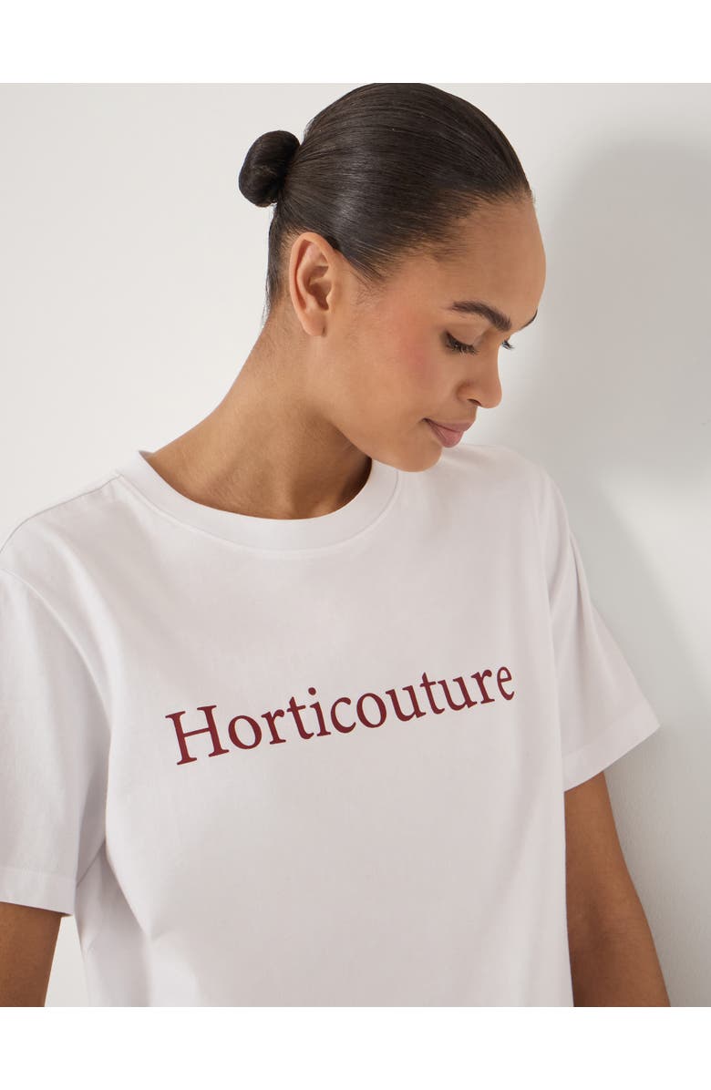 Hush Short Sleeve Crew Neck Graphic T-Shirt, Alternate, color, White