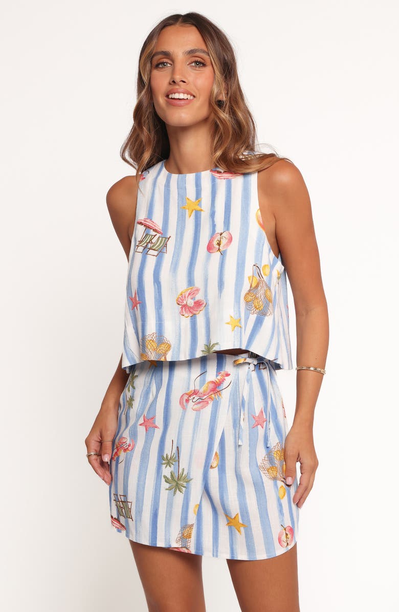 Petal & Pup Siena Wrap Miniskirt, Alternate, color, Esme